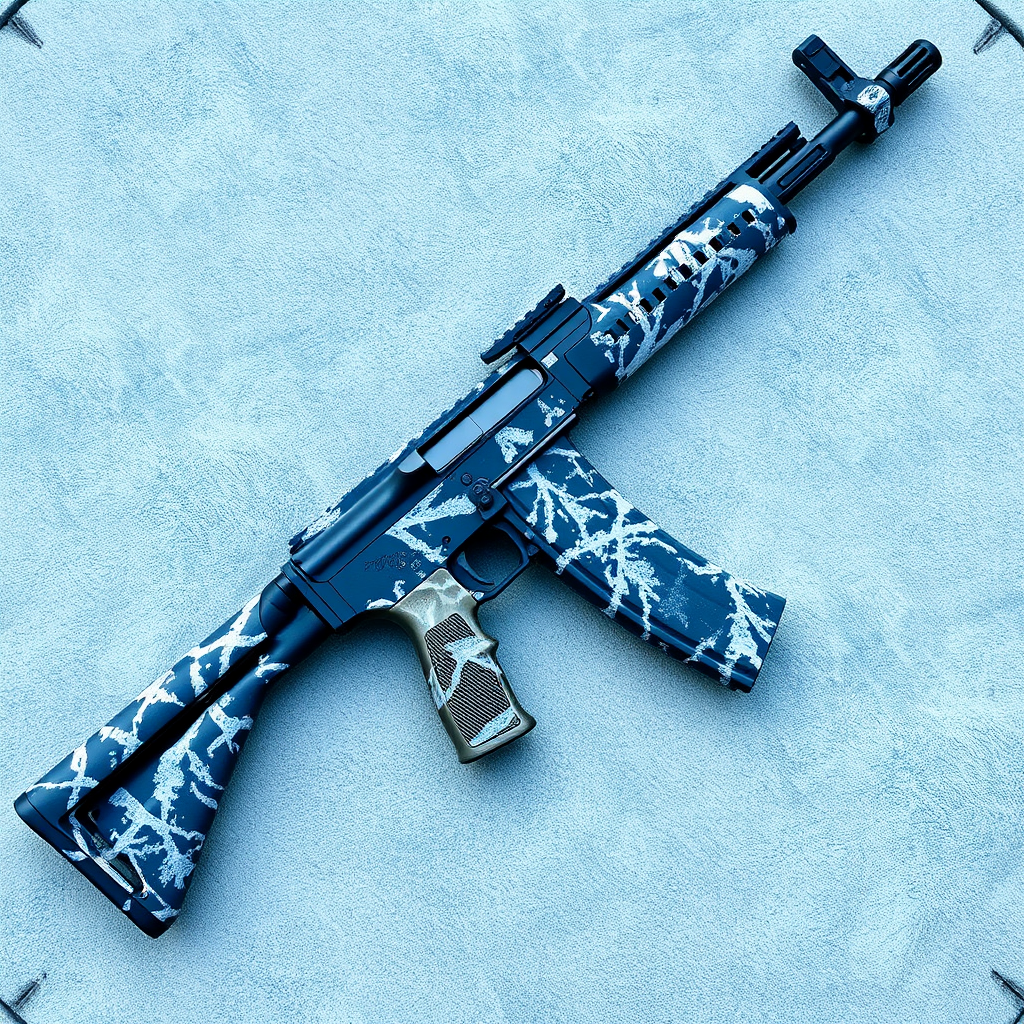 AK-47 Frost Bite - скин с ледяными кристаллами и морозными узорами в синих и белых тонах